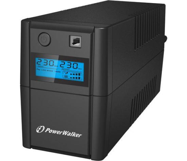 POWER WALKER UPS LINE-INTERACTIVE 650VA 2X SCHUKO, RJ11 IN/OUT, USB, LCD VI 650 SHL - 359594 - zdjęcie